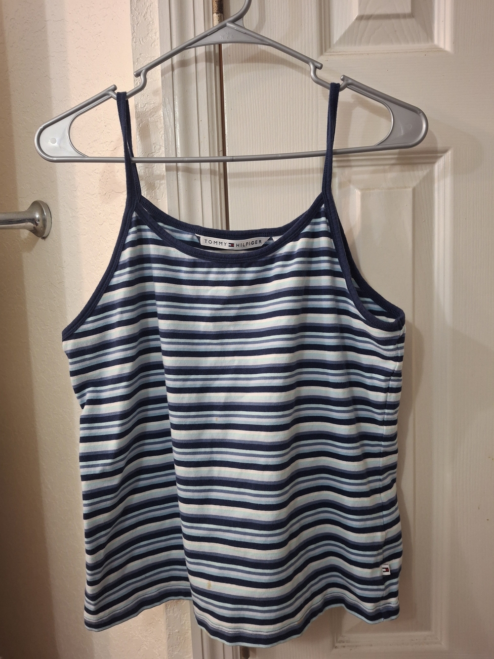 Tommy Hilfiger Navy & White Striped Camisole Tank